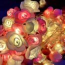 Led Rose String Fairy Light-80 Pcs Rose Light