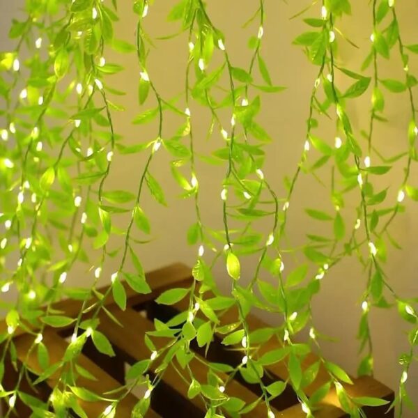 🍀Leaf String Light🍀 ☘️🍀 আপনার ঘর, জানালা, দেয়াল বা বারান্দাকে মনের মতো করে সাজান এই দারুণ পাতা 32 Feet - Image 4