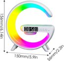 G Lamp Smart Light Bluetooth Speaker Clock/Alarm Clock Wireless Charger Atmosphere Lights
