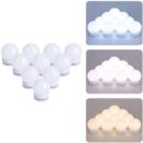 3 Colors Vanity Mirror Bulb Light – USB System