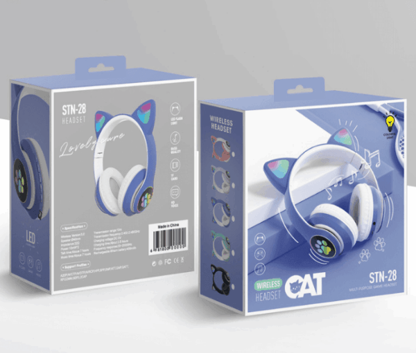 Cute Cat Ear Bluetooth Wireless LED Light Glow - Image 6