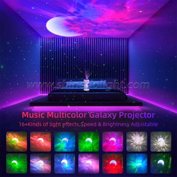 Astronaut Galaxy Projector With Bluetooth Speaker - Image 2