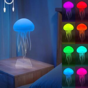 Dynamic Jellyfish Table Lamp Rechargeable Sound Activated
