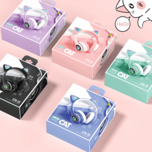 Cute Cat Ear Bluetooth Wireless LED Light Glow