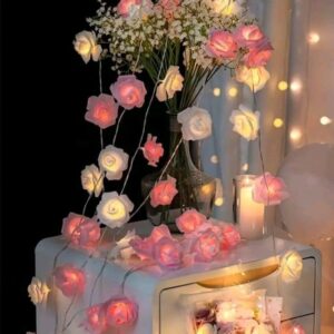 Led Rose String Fairy Light-80 Pcs Rose Light