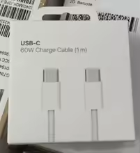 60W PD USB braided Type C to C Fast Charger Cable For Apple