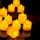 LED Candles Golden