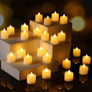 LED Candles Golden