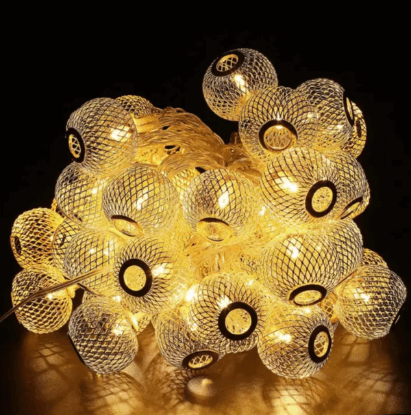 Metal fairy light Mini bulb shape lantern/ jhumka - Image 4